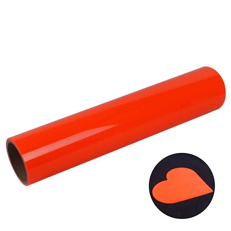 Orange Reflective Heat Transfer Vinyl Rolls By Craftables