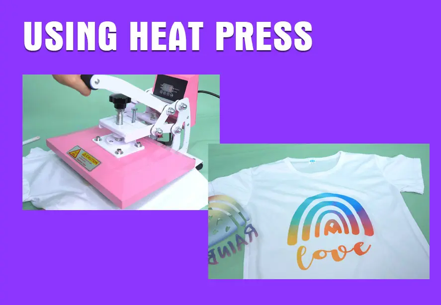 Using heat press